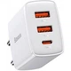 Сетевое зарядное устройство Baseus Compact Quick Charger 2U+C 30W EU White (CCXJ-E02) - изображение 1