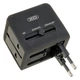 Мережевий фільтр XO WL01 charger може бути використаний для всіх країн для UK, EU, US Black - зображення 2