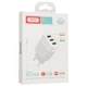СЗУ XO L72 EU QC3.0+2.1A 3USB charger White - изображение 3