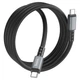 Кабель Hoco X85 Type-C to Type-C Strength 60W charging data cable Black - зображення 1