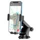 Холдер Hoco CA104 vertical and horizontal telescopic gravity vehicle holder Black Metal Gray - изображение 1