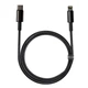 Кабель Baseus Tungsten Gold Fast Charging Data Cable Type-C to iP PD 20W 1m Black (CATLWJ-01) - изображение 1