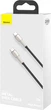Кабель Baseus Cafule Series Metal Data Cable Type-C to Type-C 100W 2m Black - изображение 2