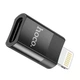 Адаптер Hoco UA17 Lightning Male to Type-C female USB2.0 adapter Black - изображение 2