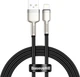 Кабель Baseus Cafule Series Metal Data Cable USB to IP 2.4A 2m Black (CALJK-B01) - изображение 1
