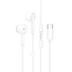 Наушники Hoco M95 Type-C wire-controlled digital earphones with microphone White - изображение 1