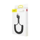 Кабель Baseus Fish eye Spring Data Cable USB For lightning Black (CALSR-01) - изображение 2