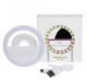 Светодиодное селфи кольцо Selfie Ring Light RK-12 White - изображение 1