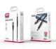 Кабель AUX XO NB-R193A Lightning для 3,5mm adapt audio Black - зображення 2