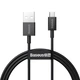 Кабель Baseus Superior Series Fast Charging Data Cable USB to Micro 2A 1m Black (CAMYS-01) - изображение 1