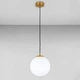 Люстра подвесная шар Light House LS-18601F-1 BRZ+WH бронза, плафон белый - изображение 1