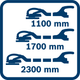 Вакуумная шлифовальная машина (жираф) по гипсокартону Bosch Professional GTR 550, 550 Вт, 1.1-2.3 м, Constant speed, набор тарелок и шлиф.кругов, чемодан (06017D4020) - изображение 14