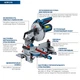 Торцовочная пила Bosch Professional GCM 216, 1300 Вт, диск 216х30мм, 4800 об.мин, Лазер +диск Optiline Wood (0601B33000) - изображение 20