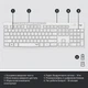 Комплект (клавиатура, мышь) беспроводной Logitech MK295 Combo White (920-009824) - изображение 10