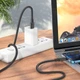 Кабель USB Borofone BX81 Goodway для заряджання та передачі даних USB на Lightning, 1м, струм 2.4A Black - зображення 4