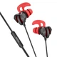 Наушники проводные вакуумные Hoco M105 игровые с микрофоном Jack 3.5 черные - изображение 4