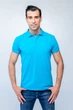 Футболка поло мужская TvoePolo однотонное XXXXL Бирюзовое (5720-08xxxxl) - изображение 1
