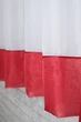 Кухонная занавеска VR-Textil № 078к красный с белым 280х170 см (50-461) - изображение 5