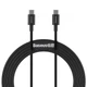 Кабель Baseus Superior Series Fast Charging Type-C to Type-C PD 100W (2m) Black - изображение 8