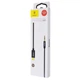 Кабель AUX (1.2m) Baseus Yiven Type-C to 3.5 mini jack Black - изображение 1