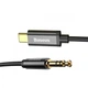 Кабель AUX (1.2m) Baseus Yiven Type-C to 3.5 mini jack Black - изображение 2