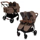 Універсальна коляска для двійні 2 в 1 Valco Baby Snap DUO Trend Cappuccino - зображення 1