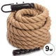 Канат для лазанья из сизаля 9 м диам 5 см Combat Battle Rope Zelart FI-0910-9 - изображение 1