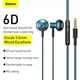 Наушники проводные Baseus Encok H19 с микрофоном Blue - изображение 6