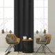 Штора Vipro Group Decora 140 х 250 см на тесьме (404-61) графит - изображение 3