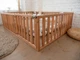 Детский деревянный манеж-кровать Монтессори BUSY WOOD напольная Модель 6.2 120x60 см Натуральное дерево - изображение 8