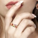 Серебряное кольцо с эмалью P002563.1 - изображение 8