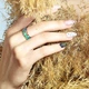 Серебряное кольцо с эмалью P002560.1 - изображение 8
