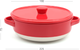 Форма для запікання МВМ MY HOME кругла із кришкою біло-червона (KP-45 M WHITE/RED) - зображення 2