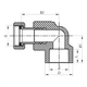 Кут з накидною гайкою 25x3/4F PPR Koer K0145.PRO (KP0183) - зображення 2