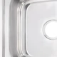 Мойка для кухни ZERIX из нержавеющей стали Z5050-06-160P 500x500мм квадратная накладная глянцевая 0.6мм с сифоном ZS0580 - изображение 2