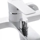 Змішувач для ванни з коротким виливом Mixxus Premium Eva 009 Euro Білий (MI5811) - зображення 3