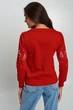 Різдвяний жіночий світшот Олені Red XXL | 52-54 UKRS-8829 UkrGlamour - изображение 3