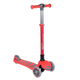 Трехколесный детский самокат складной со светящимися колесами Best Scooter Красный - изображение 1