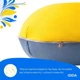 Подушка П-подібна для вагітних та відпочинку ТМ IDEIA 140х75х20 см жовто/блакитна (8-33722*003) - зображення 7
