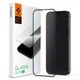 Защитное стекло Spigen Screen Protector EZ FIT Tempered Glass Slim HD для iPhone 12 mini Black (AGL01534) - изображение 1