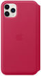 Etui z klapką Apple Leather Folio do Apple iPhone 11 Pro Max Raspberry (MY1N2) - obraz 2