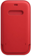 Etui z klapką Apple MagSafe Leather Sleeve do Apple iPhone 12/12 Pro (PRODUCT)RED (MHYE3) - obraz 3