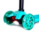 Детский самокат со светящими колесами Scooter MAXI бирюзовый - изображение 2