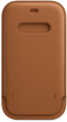 Etui z klapką Apple MagSafe Leather Sleeve do Apple iPhone 12 mini Saddle Brown (MHMP3) - obraz 3