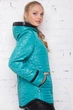 Куртка Miorichi Мишель 60 Бирюзовый (01027-green60) - изображение 6
