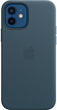 Etui Apple MagSafe Leather Case do Apple iPhone 12/12 Pro Baltic Blue (MHKE3) - obraz 1