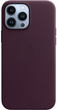 Etui Apple MagSafe Leather Case do Apple iPhone 13 Pro Max Dark Cherry (MM1M3) - obraz 4