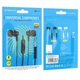 Навушники BOROFONE BM74 Singer universal earphones with microphone Black (6974443388220) - изображение 5