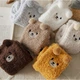 Носки с ворсом "Teddy", размер 36 - 39,коричневый - изображение 2
