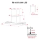 Вытяжка кухонная Perfelli TS 6635 I/BL 1000 LED - изображение 7